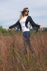 Fringe Lightweight Jacket - burningbabeclothingco