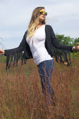 Fringe Lightweight Jacket - burningbabeclothingco