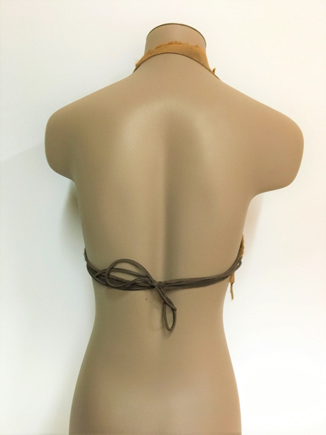 Torn Leather Top - burningbabeclothingco